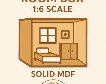 1:6 Custom Dollhouse Room box KIT