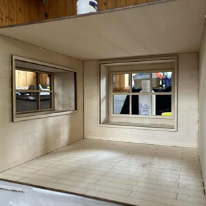 1:12 Dollhouse Roombox with Window Seat KIT image 12