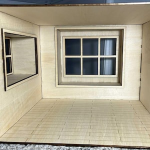 1:12 Dollhouse Roombox with Window Seat KIT image 14