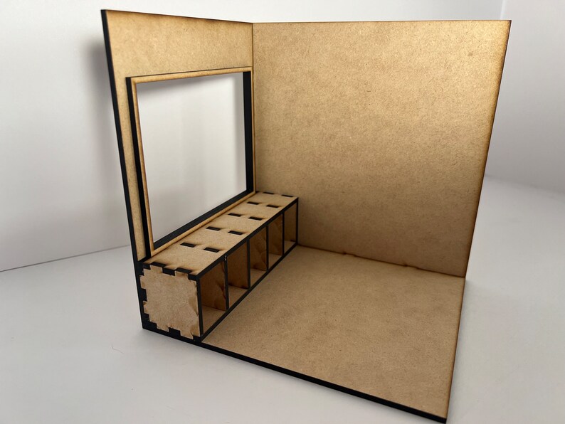 1:24 Large Window and Shelf Dollhouse Room Box KIT - Etsy