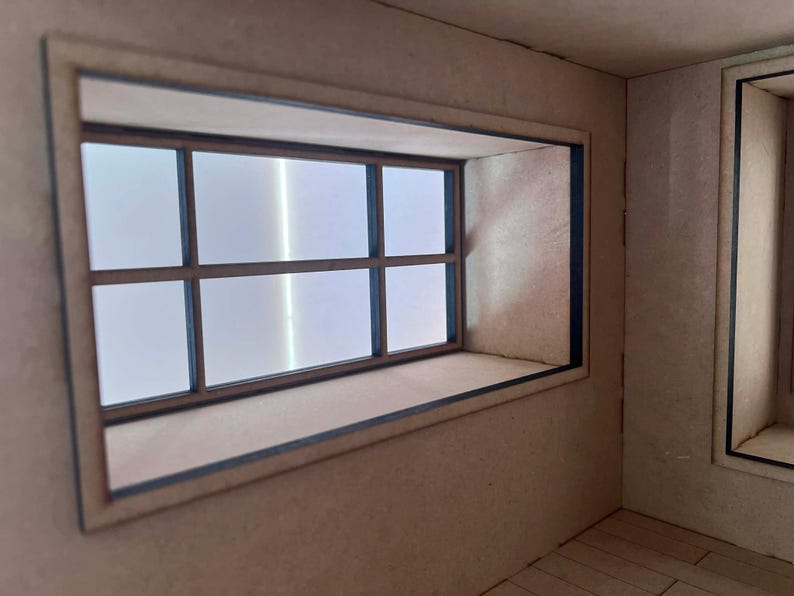 1:12 Dollhouse Roombox with Window Seat KIT image 4