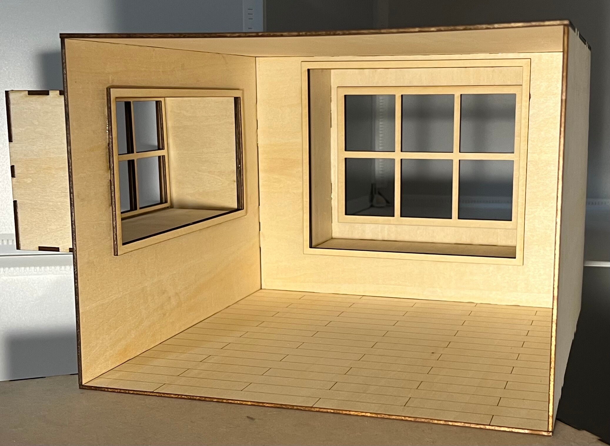 1:12 Dollhouse Roombox With Window Seat KIT - Etsy