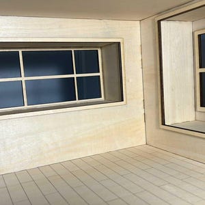 1:12 Dollhouse Roombox with Window Seat KIT image 7
