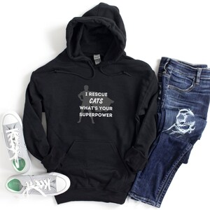 Rescue Cats Male Superhero Hoodie