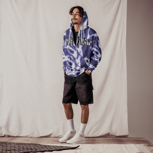 Tie Dye Zip Hoodie, Colorful Hooded Sweatshirt, Unique Tie-Dyed Jacket, Psychedelic Hoodie, Boho Vibes