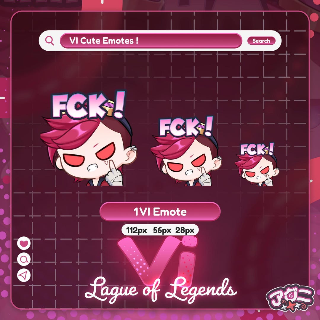 Animated Rage Vi Arcane Emote: Twitch/discord (digital Download) - Etsy