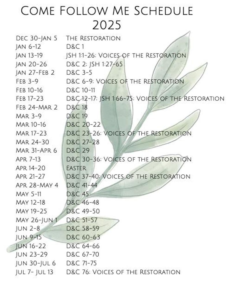 2025-come-follow-me-lesson-schedule-etsy