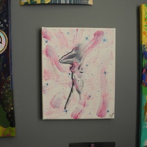 Sé celeste / Pittura astratta originale / Acrilico su tela