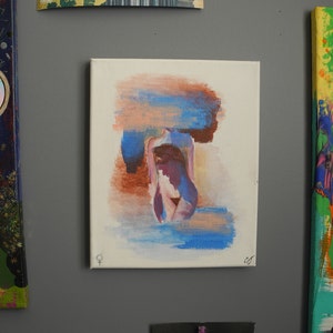 Femminista / Pittura astratta originale / Acrilico su tela