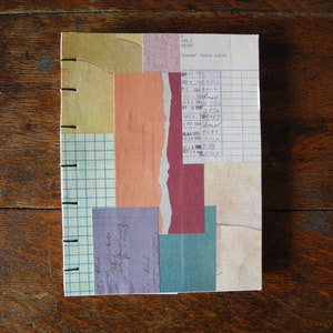 Handmade Book | Blank Journal | Library Slip Sketchbook