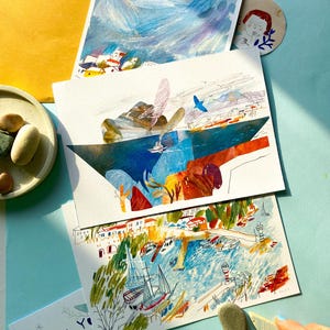 Antaya Sammlung Postkarten | 3er Pack Karten | Skizzenbuch Drucke Sammlung A5 Format