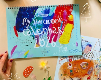 My Sketchbook Calendar 2026 | Wall creative calendar