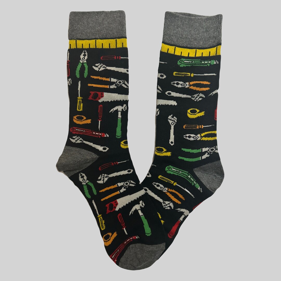 TOOLS Printed Socks, Novelty, Stocking Filler, Funny Socks, Present