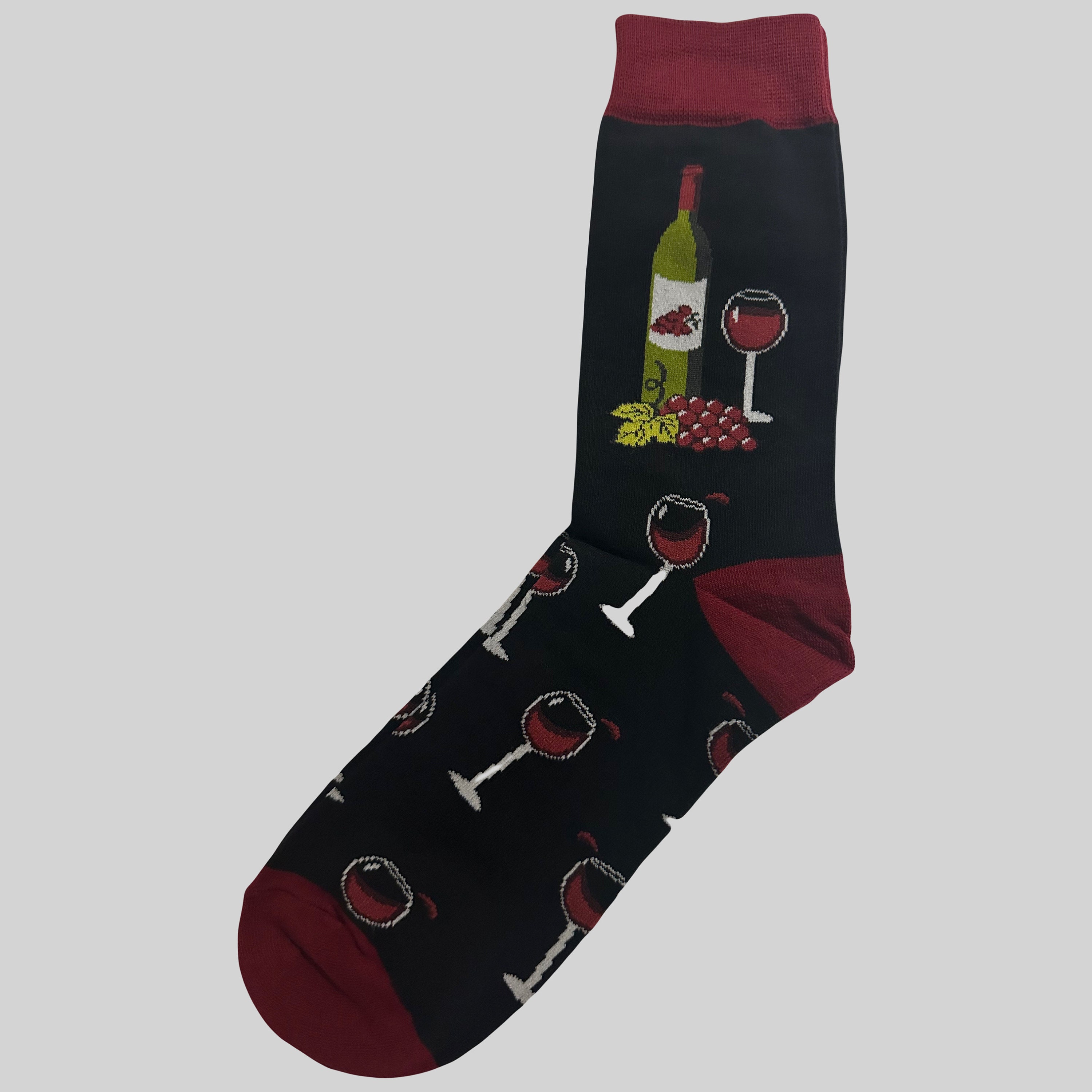 Gift Wine Socks With Ribbon Funny Novelty Luxury Socks Funny Lovers Gifts  for Women Men Under 10 Dollars