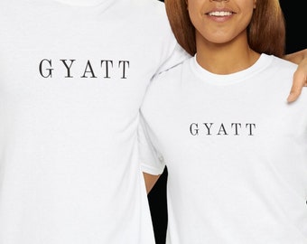 Gyatt Meme Tshirt Funny Internet Joke Tee Viral Trend Shirt Humorous Gift for Meme Lovers Unique Graphic Design Casual Wear
