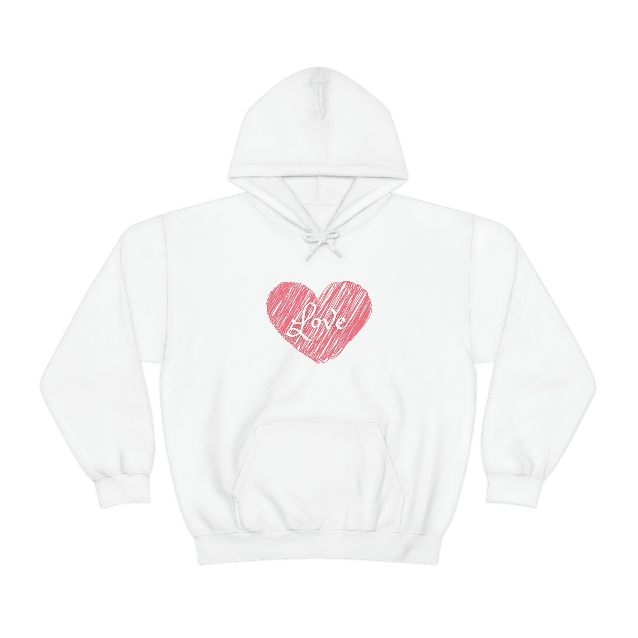 Love heart deals hoodie