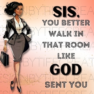 Black Girl  Magic Peach And Pink Wallpaper Digital Art Classy Lady PNG Melanin  Fashion Clipart Well Dressed Woman Suit Sis Walk In