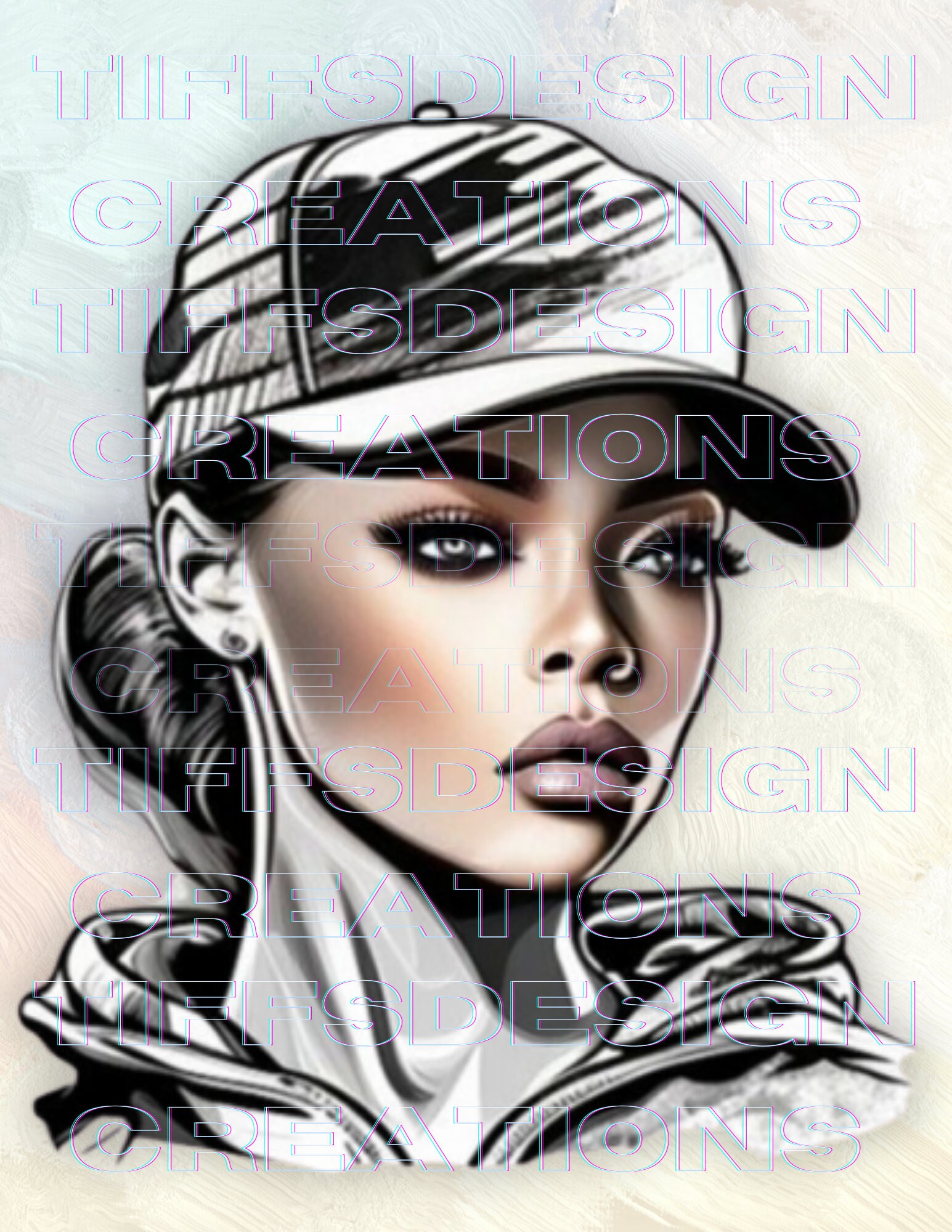 Black Girl Magic Watercolor Wallpaper Digital Download Young Lady PNG ...