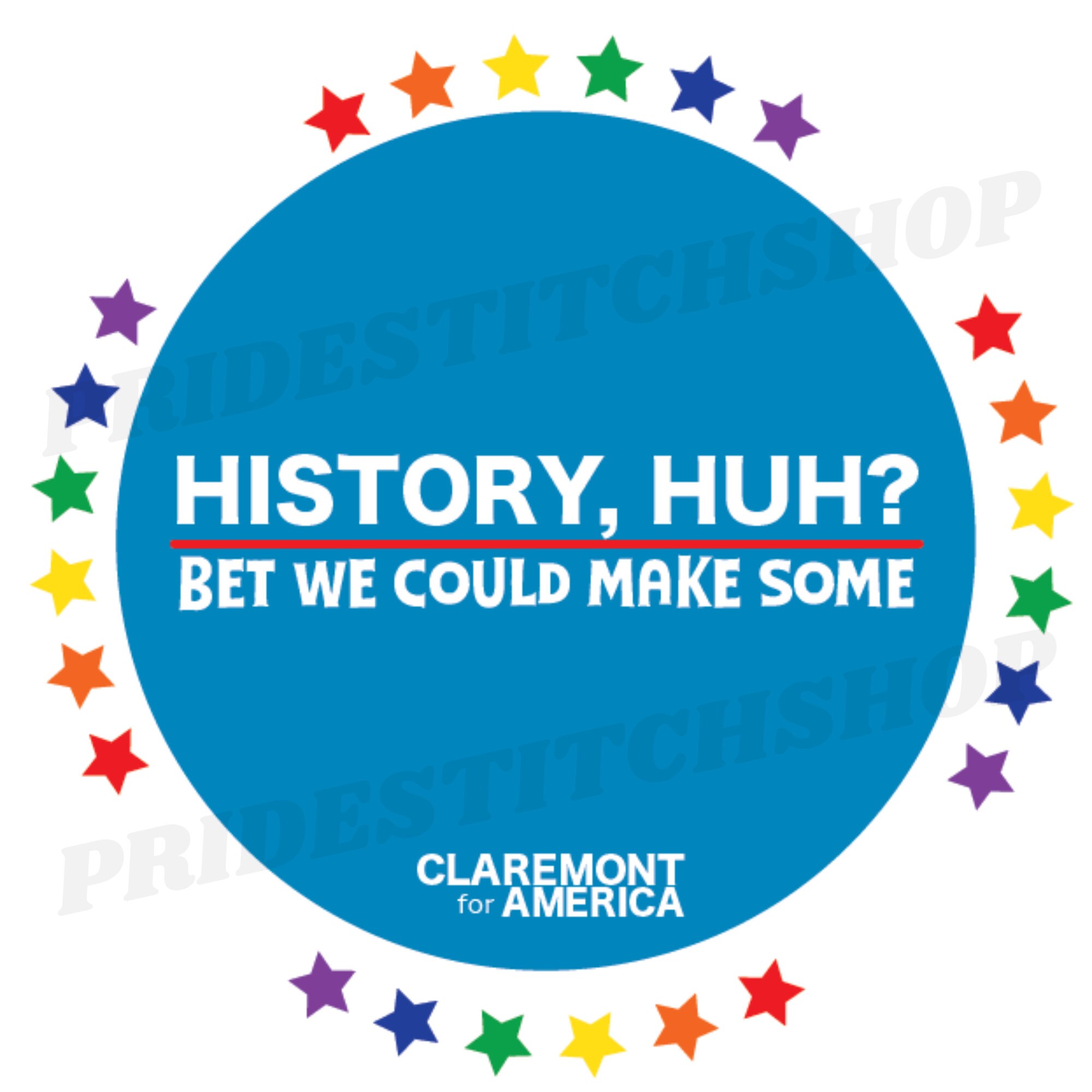 History, Huh Digital Download RWRB Sticker RWRB Campaign Button and Pin ...