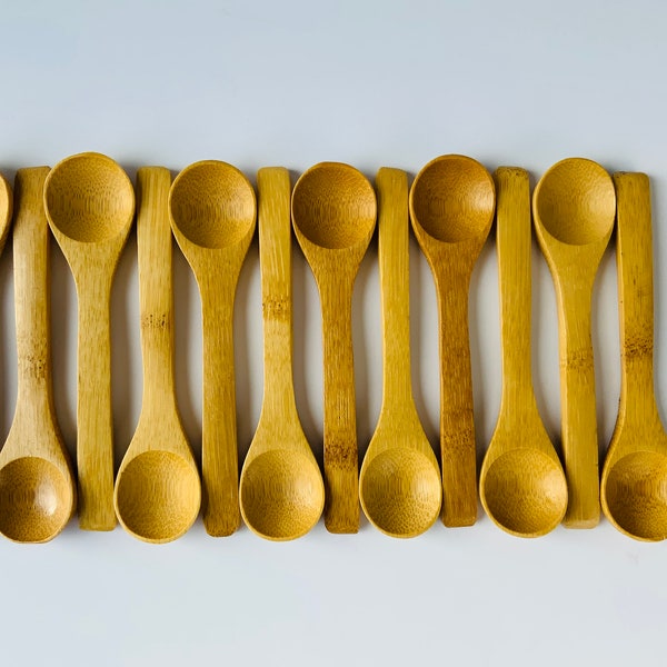 Bamboo Spoons Etsy