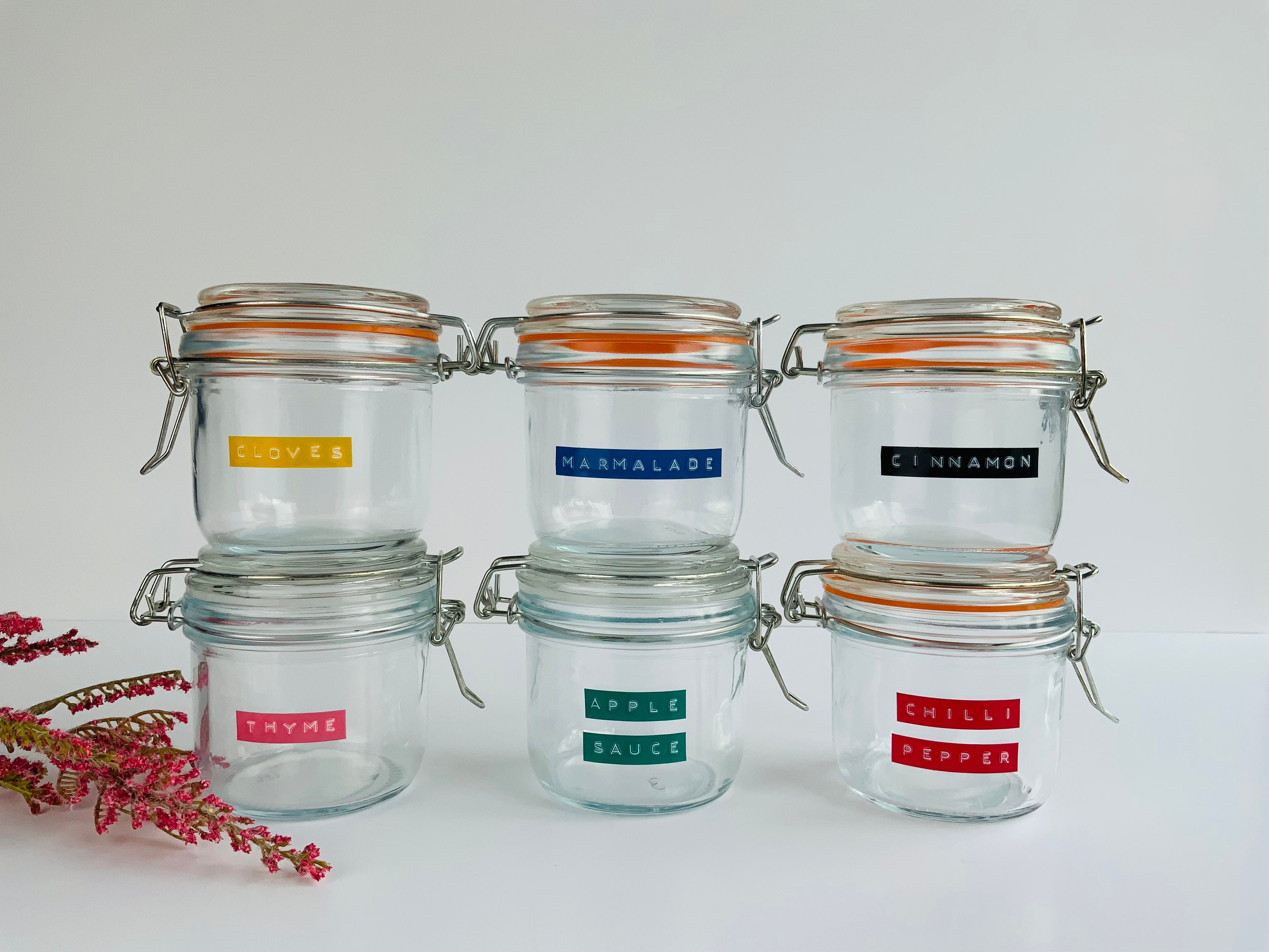 Large Biscuit Jar 3.2L Cookie Jar, Biscuit Jar, Luxury Personalised  Christmas Gift, Wide Mouth Jar, Customisable Label, Airtight Jars 