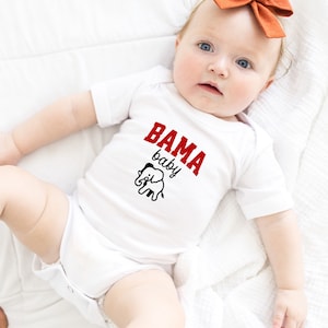 Bama baby Bodysuit, Alabama baby bodysuit, Bama baby shirt, Bama newborn bodysuit, Bama newborn shirt, Bama infant shirt, Alabama shirt