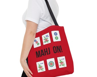 Mahjong Bag, Mahj tote bag, Mahjong tote, Mahj on tote, mahjong case carrier, mahjong gifts, mahjong bags, mah jongg, mah jongg rack