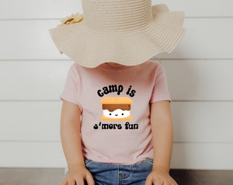 Camp Kids Tee, s’mores t-shirt, s’mores kid t-shirt, s’more children shirt, kids camp shirt, child camp shirt, kids camp tee, summer camp