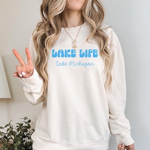 custom lake sweatshirt, personalized lake sweatshirt, lake life sweatshirt