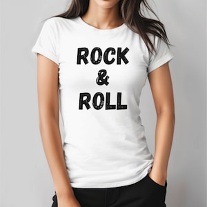Rock and Roll shirt, Rock and Roll womens shirt, Rock and Roll Tee, Rock and Roll Tshirt, concert T-shirt, concert Tee, concert shirt