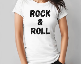 Rock and Roll shirt, Rock and Roll womens shirt, Rock and Roll Tee, Rock and Roll Tshirt, concert T-shirt, concert Tee, concert shirt