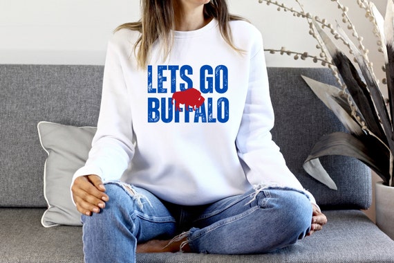 Lets Go Buffalo Sweatshirt, vintage Buffalo sweatshirt, Buffalo football sweatshirt , lets go Buffalo shirt, game day sweatshirt