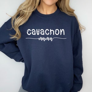 Cavachon mom Crewneck Sweatshirt, Cavachon shirt, Cavachon sweater, Cavachon gift, dog mom sweatshirt, Cavachon mom shirt