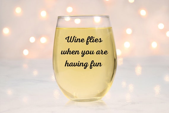 I Pair Well With Wine, Funny Stemless Wine Glass, 11.75oz