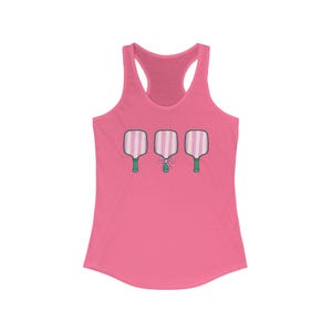regata de pickleball, camiseta de pickleball preppy, camiseta de pickleball preppy, laços de pickleball, regata feminina estilo nadador, camiseta de pickleball feminina imagem 3