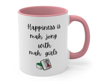 Taza de Mahjong, taza de Mahj, regalos de mahjong, vaso de mahjong, regalo de Mahj, mahj en taza, jugador de mahjong, regalo de jugador de mahjong