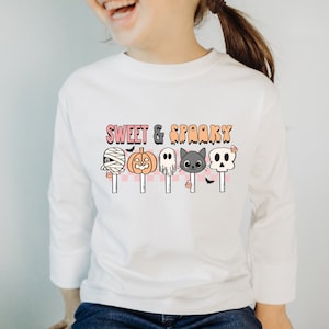 Koszulka z długim rękawem dla malucha na Halloween, koszulka z długim rękawem dla malucha na Halloween, koszulka dla malucha na Halloween, koszulka dla malucha na straszny sezon, koszulka na Halloween