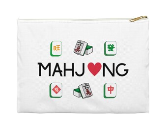 Mahjong Accessory Pouch, mahjong gifts, mahjong bag, mahjong purse, mahjong pouch