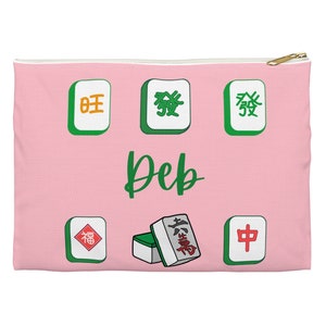 Custom Mahjong bag, custom Mahjong pouch, mahjong pouch, mahjong gift, mahjong, mahjong bag