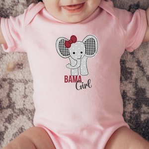 Bama girl Infant Bodysuit, Bama baby bodysuit, Alabama baby bodysuit, Bama infant shirt, Bama baby shirt, Alabama Tshirt, Alabama gift