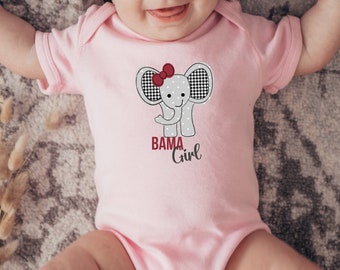 Bama girl Infant Bodysuit, Bama baby bodysuit, Alabama baby bodysuit, Bama infant shirt, Bama baby shirt, Alabama Tshirt, Alabama gift