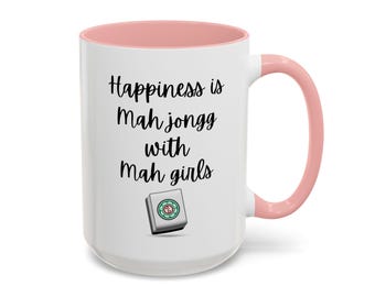 taza de mahjong, taza de mahjong con chicas, regalos de mahjong, regalos para grupos, mahjong en grupo, taza para chicas