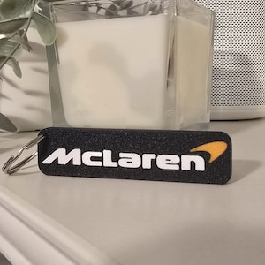 McLaren Logo Keyring - F1 Fan Keychain, Supercar Enthusiast Gift, Automotive Accessory, Gift for Him