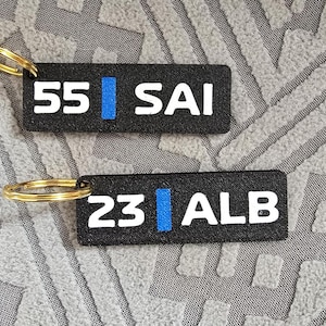 Williams F1 Driver Team Keychain Set – Alexander Albon & Carlos Sainz Jr. | F1 Gift for Motorsport Fans Free Uk Postage