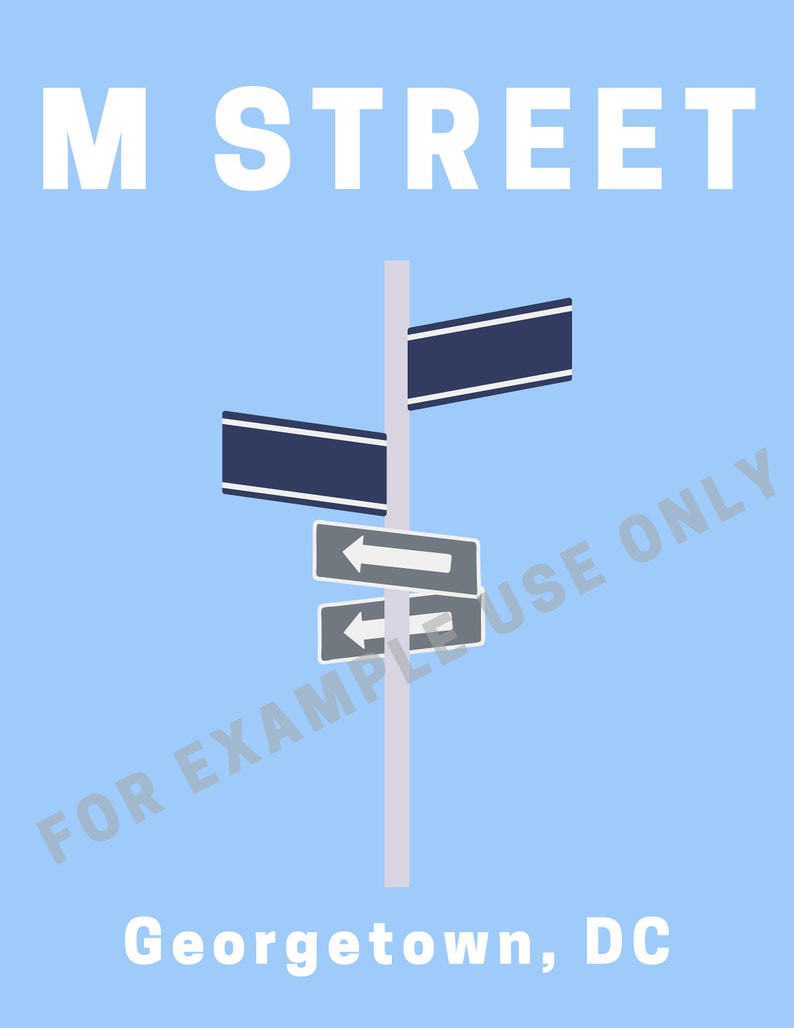 DC Modern Print Etsy