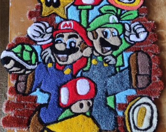 Tapis tufté Mario Bros