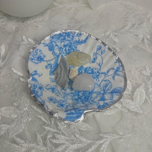 Scallop shell jewelry dish