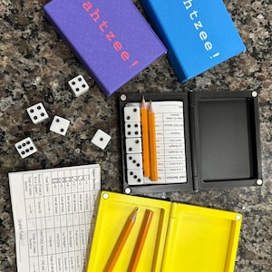 Pocket Yahtzee Dice Case