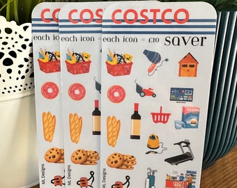 COSTCO Spar-Tracker: Laminierte wiederverwendbare Geld-Challenge