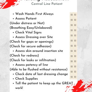 Central Line Assessment